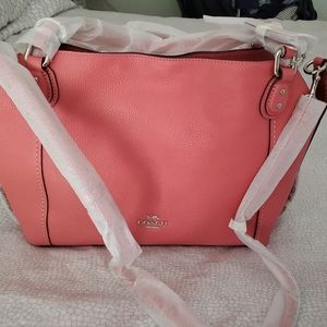 Coach Eddie 28 shoulder bag: COLOR: Coral